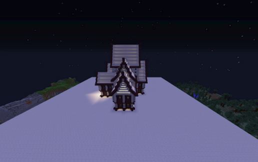Quartz / Nether house schematic - building
