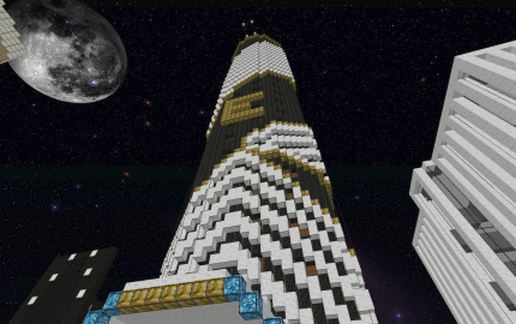 Skyscraper schematic - building