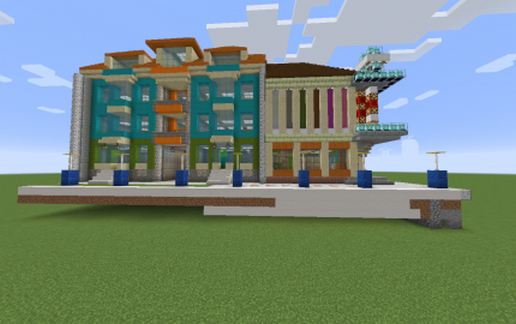 Corner Cinema schematic - building
