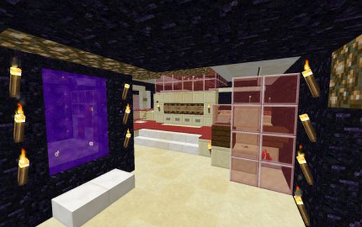 Train Station for the Nether - Automated schematic - building