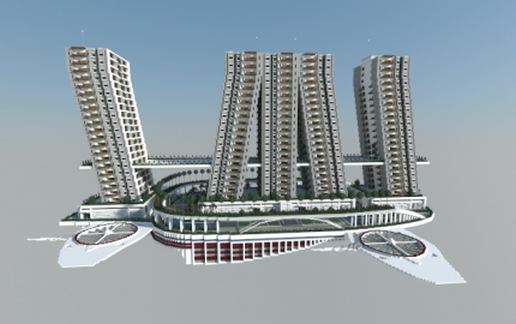 Flying Apartments schematic - building