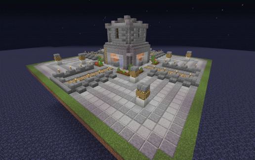 4-Sided Cobblestone Generator schematic - building