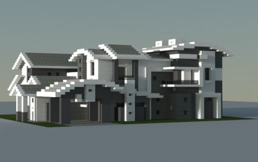 Large traditional modern house