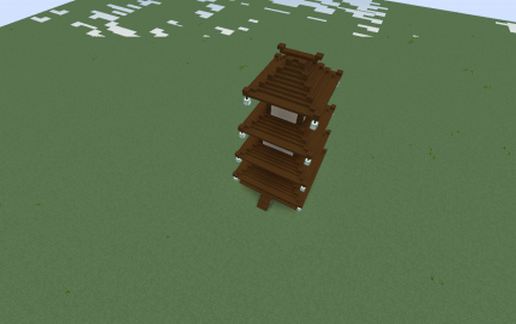 Asian 4 Storey Pagoda