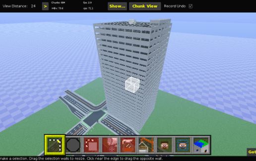 29-story Parking Building schematic - building