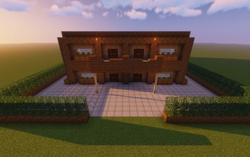 House (With Pool) schematic - building