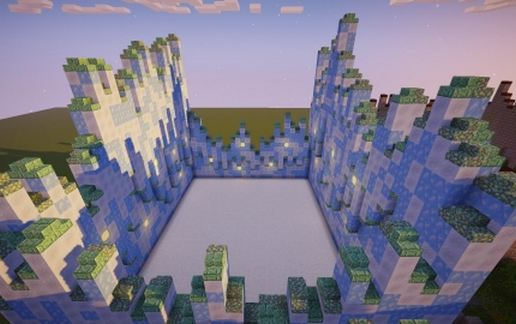Spleef Event Arena schematic - building