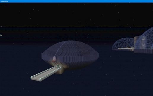 Space station or ship schematic - building