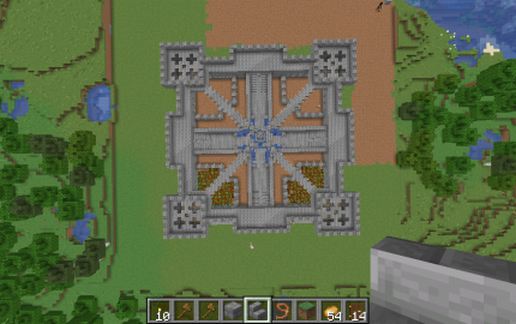 49X49 Castle schematic - building