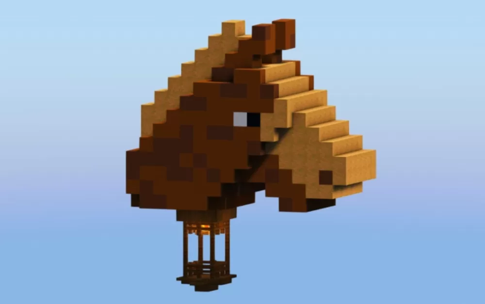 Brown Horse Hot Air Balloon