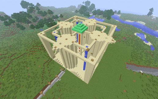 Desert Temple schematic - building