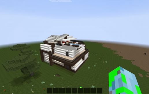 modern concept building schematic - building