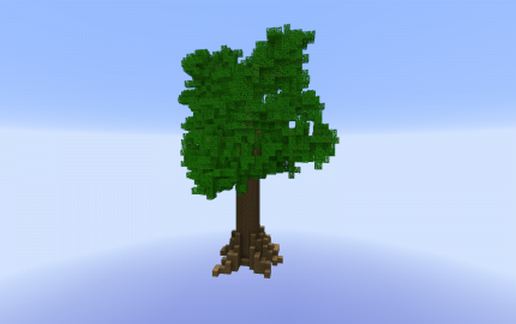 Large Oak Tree schematic - building