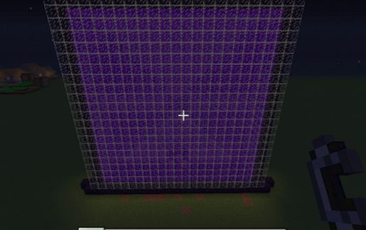 Biggest Possible Nether Portal schematic - building