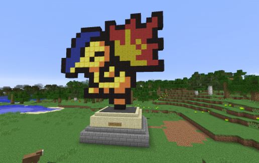 Pokemon Cyndaquill schematic - building