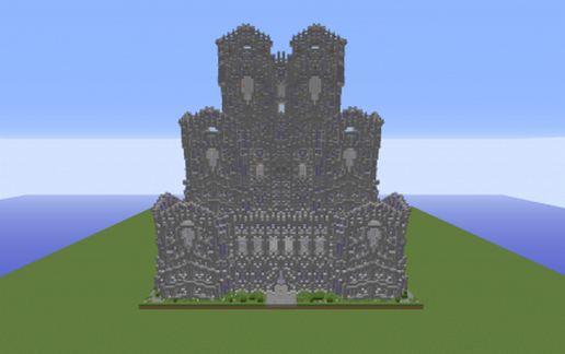Epic Stone Spawn Castle schematic - building