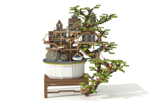 bonsai tree house schematic - building