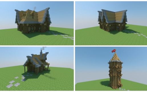 Medieval Build Pack schematic - building