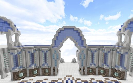 minecraft spawn 96x96 schematic - building