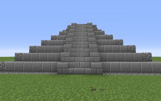 Mesoamerican Pyramid schematic - building