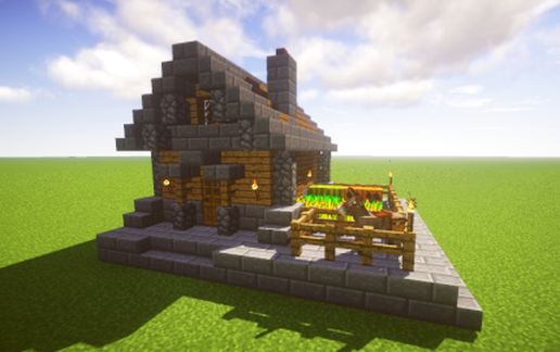 Oak Cottage (Starter House) schematic - building