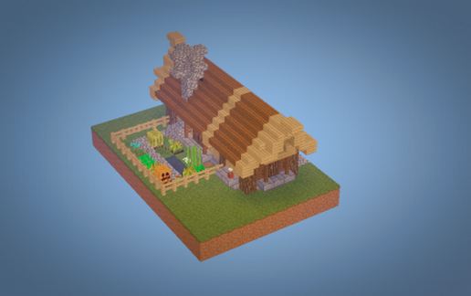 Small Start Medieval House schematic - building