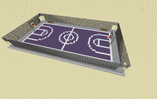 Basketball Blacktop schematic - building