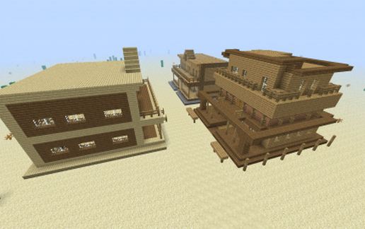 Far west Town schematic - building