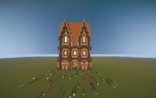 Rustic Building schematic - building
