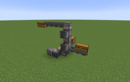 Dropper item elevator schematic - building