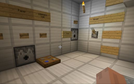 Modern bathroom schematic - building