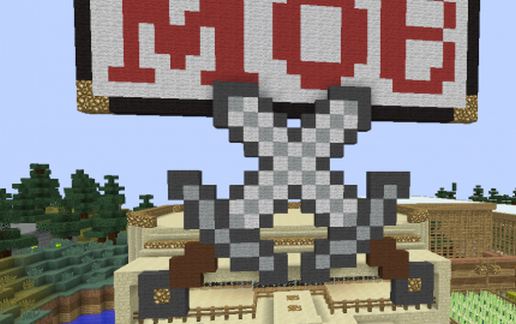 Mob Arena - good for servers schematic - building
