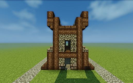 Medieval Wall Section schematic - building