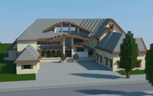 Traditional mansion schematic - building