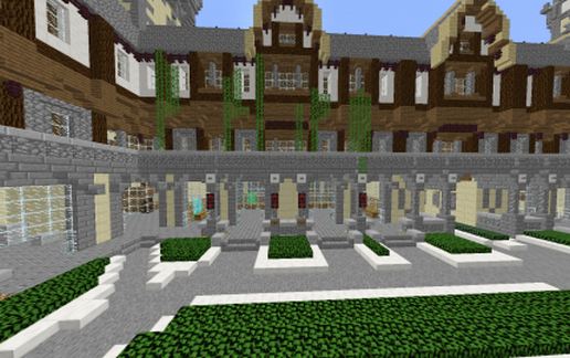 Large Medieval Town Spawn and Shops