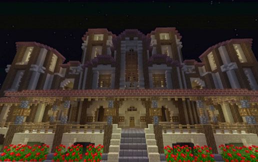 Spanish Style Mansion schematic - building