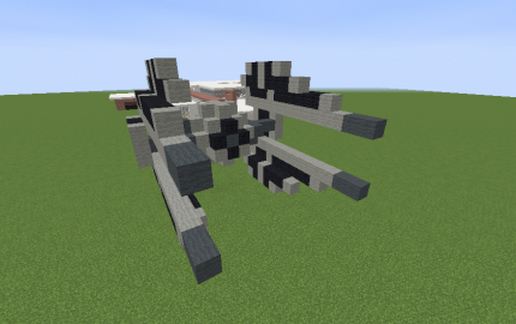 TIE Interceptor schematic - building
