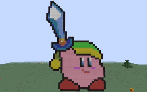Sword Kirby (easy) schematic - building