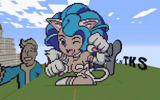 cat girl schematic - building