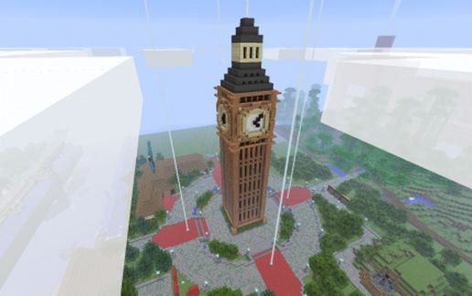 Big Ben tower schematic - building