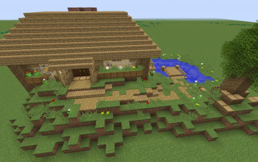 maison de campagne (+redstone) schematic - building
