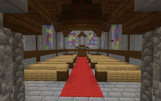 Medieval Town Collection 1 Church schematic - building