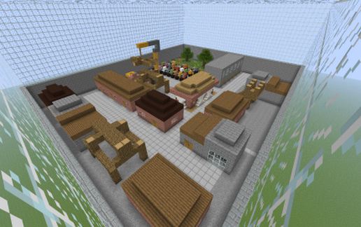 City arena schematic - building