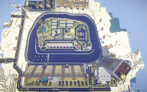 Race Track schematic - building