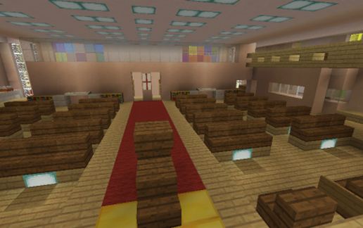 Church with Small Inner Balcony