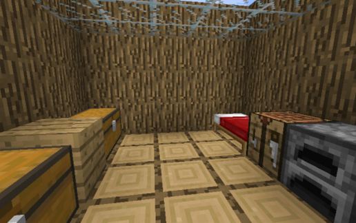 House with storage schematic - building