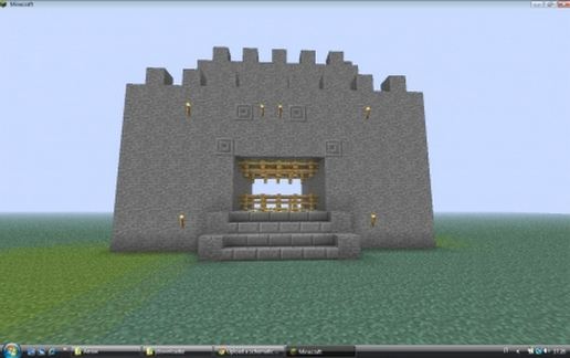 Castle Gate schematic - building