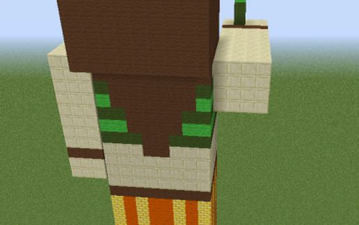 A minecraft skin 3D