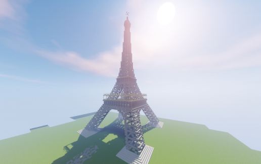 Eiffel Tower schematic - building