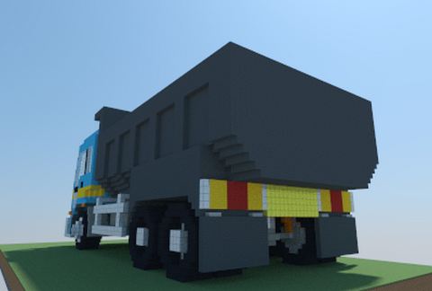 Dump Truck (Pixel Art) schematic - building
